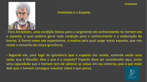 Aristóteles (3º ano) - Colégio Santa Catarina