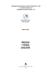 processo e técnica legislativa