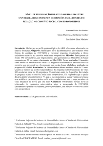 nível de informação relativo ao hiv/aids entre universitários e