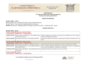Abertura Oficial do 2º. Simpósio Brasileiro de Cartografia Histórica