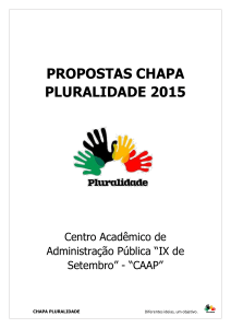 propostas chapa pluralidade 2015
