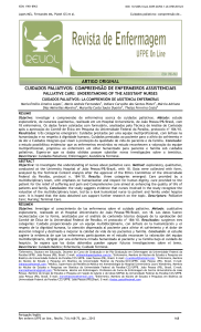 cuidados paliativos: compreensão de enfermeiros assistenciais