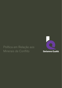 Política em Relação aos Minerais de Conflito