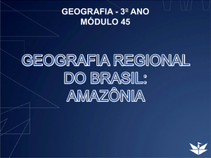 geografia regional do brasil: amazônia