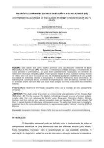 71 diagnóstico ambiental da bacia hidrográfica do rio almada