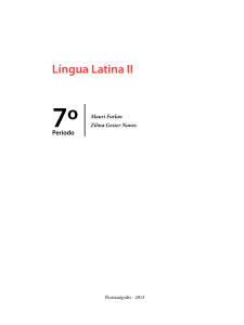 Lingua Latina II. Mauri Furlan, Zilma Gesser Nunes, 2013