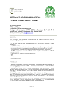 Obesidade e cirurgia ambulatorial