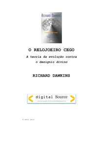 RICHARD DAWKINS - O Relojoeiro Cego (rev)