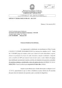OFÍCIO Nº 238/2013/3OFCIV/PR/AM – SEC.EXT Manaus, 21 de