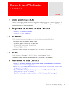 Readme do Novell Vibe Desktop
