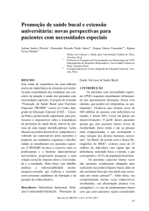 novas perspectivas para pacientes com necessidades especiais