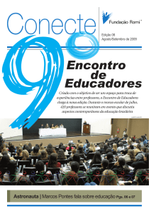Astronauta | Marcos Pontes fala sobre educação Pgs. 06 e 07