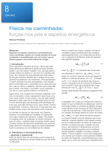 Física na caminhada: forças nos pés e aspetos energéticos