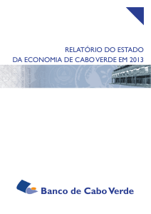 Relatório do Estado da Economia de Cabo Verde em 2013