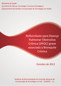 Roflumilaste para Doença Pulmonar Obstrutiva Crônica (DPOC