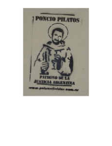 Pôncio Pilatos: o Padroeiro da Justiça Argentina