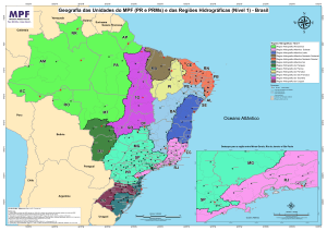 Geografia das Unidades do MPF (PR e PRMs) e das Regiões
