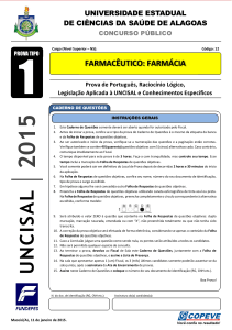 FARMACÊUTICO - FARMÁCIA - Tipo 1