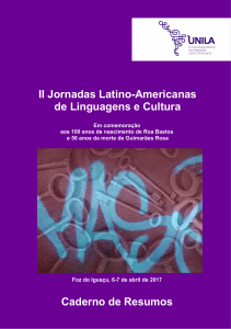 Caderno de Resumos II Jornadas Latino-Americanas de