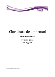 Cloridrato de ambroxol