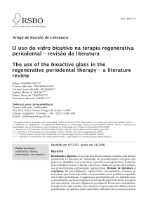 O uso do vidro bioativo na terapia regenerativa periodontal