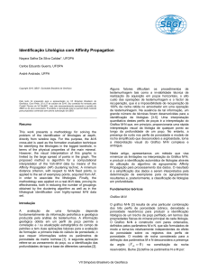 Identificação Litológica com Affinity Propagation