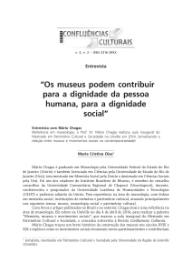 “Os museus podem contribuir para a dignidade da pessoa humana