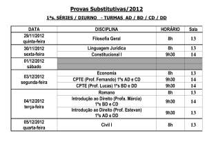 PROVA DE LIVRE APLICAÇÃO / 1º BIMESTRE