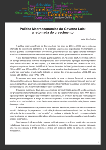 Política Macroeconômica do Governo Lula