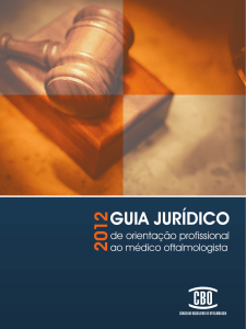Guia Jurídico 2012.indd - Conselho Brasileiro de Oftalmologia