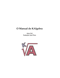 O Manual do KAlgebra