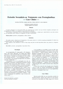 Periostite Secundária ao Tratamento com Prostaglandinas Caso