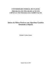 Síntese de Filtros Passivos com Algoritmo Genético Orientado a