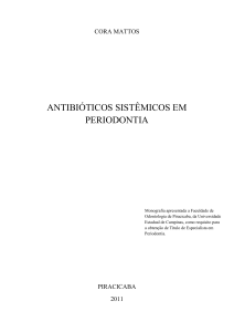 antibióticos sistêmicos em periodontia