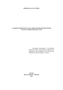 rodolfo alves vieira valores energéticos e de