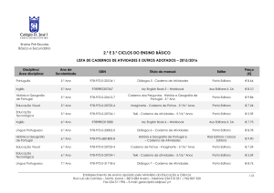 2.º E 3.º CICLOS DO ENSINO BÁSICO