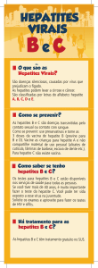 Folder hepatites virais B e C 2015