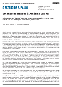 50 anos dedicados à América Latina