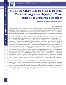 Análise da variabilidade genética da curimatã Prochilodus nigricans