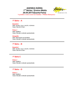 26/ABR Agenda diária 1ª Série 26.04.17