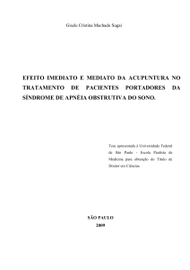 1.1 - a apnéia do sono