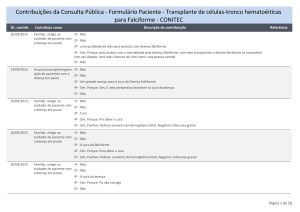 Contribuições da Consulta Pública