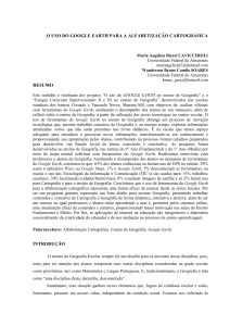 o uso do google earth para a alfabetização cartográfica resumo