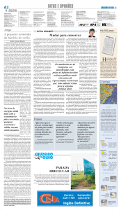 Mudar para conservar A2 A pequena economia do horário de verão