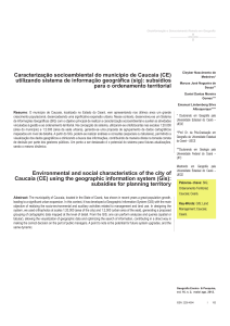 Caracterização socioambiental do município de Caucaia (CE