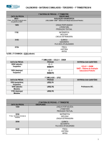 CALENDÁRIO – BATERIAS E SIMULADOS – TERCEIRÃO – 1º