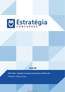 Questões Comentadas de Português p/ ATRFB - 2017