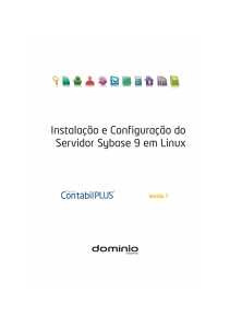 Instalação e Configuração Sybase 9 Linux \(32 e 64 bits\)