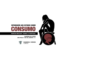 consumo - Filosofia do Design