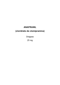 ANAFRANIL (cloridrato de clomipramina)
